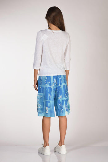 Paris Tshirt Bianco Donna - 5