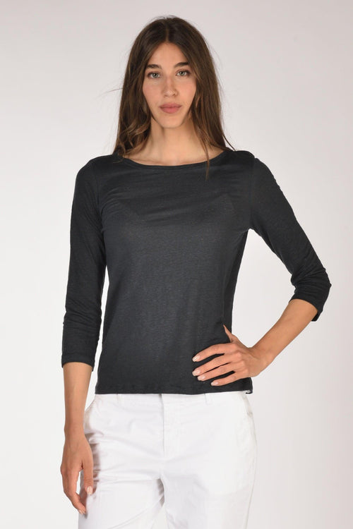Paris Tshirt Blu Navy Donna