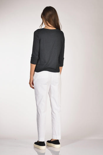 Paris Tshirt Blu Navy Donna - 5
