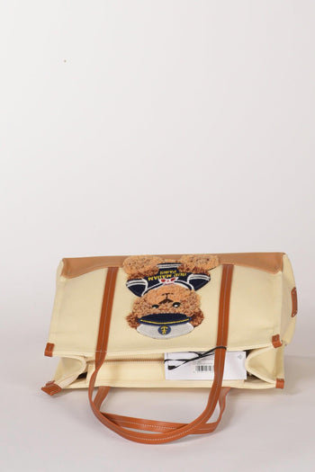 Paris Borsa Orso Beige/bianco Donna - 6