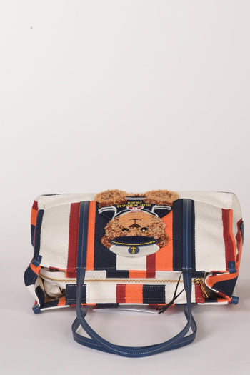 Paris Borsa Orso Arancio/multicolor Donna - 6