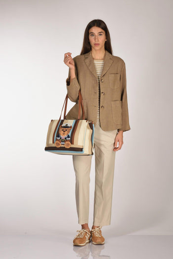 Paris Borsa Orso Marrone/multicolor Donna - 2