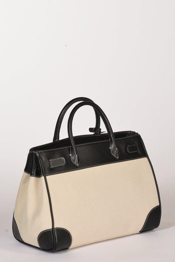 Paris Borsa Riviera Nero/beige Chiaro Donna - 5