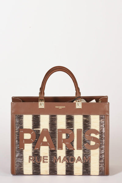 Paris Borsa Tangeri Marrone/beige Donna
