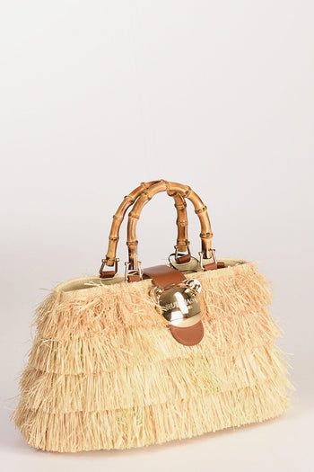 Paris Borsa Fringes Beige Donna - 3