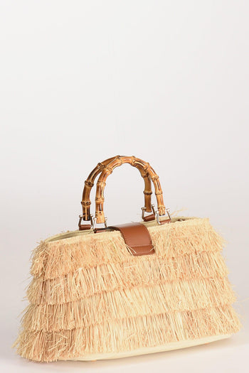 Paris Borsa Fringes Beige Donna - 5