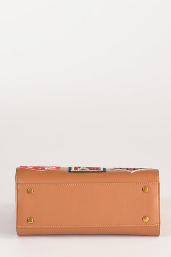 Paris Borsa Mini Tote Beige Cuoio Donna - 6