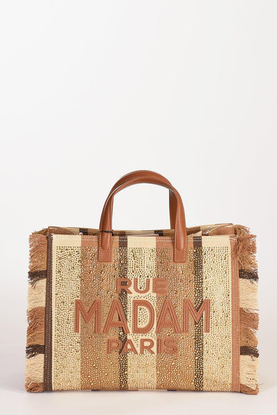 Paris Borsa Casablanca Marrone/beige Donna