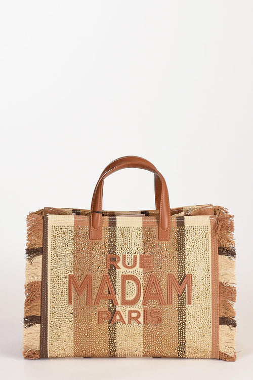 Paris Borsa Casablanca Marrone/beige Donna