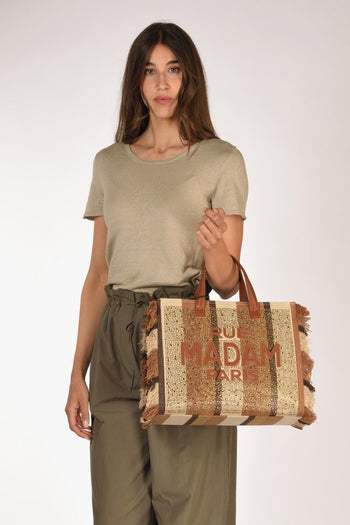 Paris Borsa Casablanca Marrone/beige Donna - 2