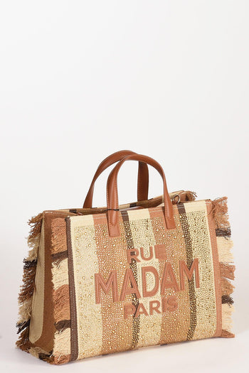 Paris Borsa Casablanca Marrone/beige Donna - 3