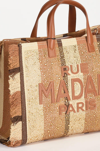 Paris Borsa Casablanca Marrone/beige Donna - 4