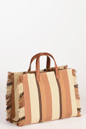 Paris Borsa Casablanca Marrone/beige Donna - 5