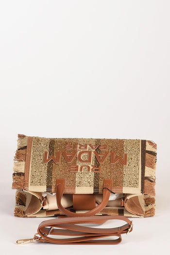 Paris Borsa Casablanca Marrone/beige Donna - 6