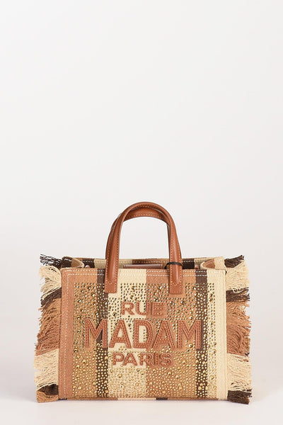 Paris Borsa Casablanca Marrone/beige Donna