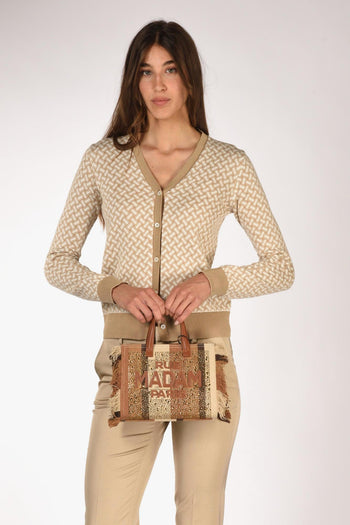Paris Borsa Casablanca Marrone/beige Donna - 2