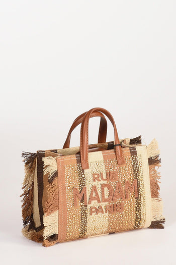 Paris Borsa Casablanca Marrone/beige Donna - 3
