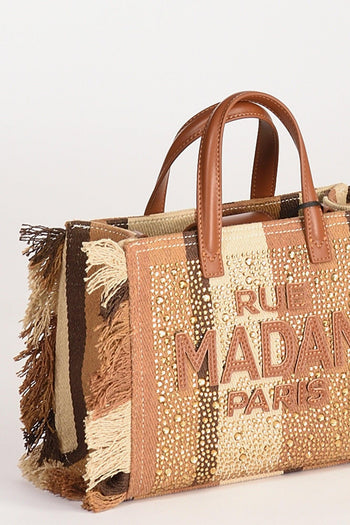 Paris Borsa Casablanca Marrone/beige Donna - 4