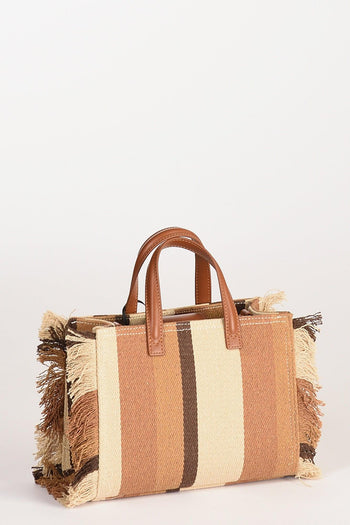 Paris Borsa Casablanca Marrone/beige Donna - 5