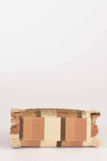 Paris Borsa Casablanca Marrone/beige Donna - 7