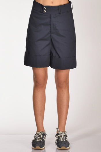 Bermuda Nadine Blu Navy Donna - 3