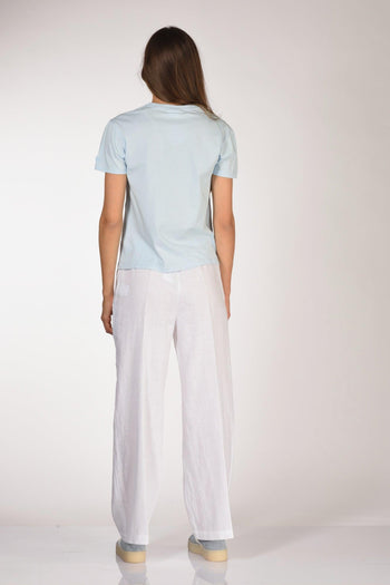 Saint Barth Tshirt Emilie Azzurro Donna - 5