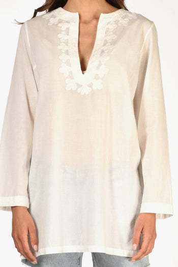 Saint Barth Kaftano Bianco Donna - 3