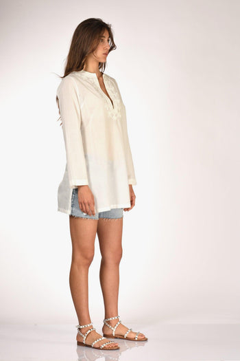 Saint Barth Kaftano Bianco Donna - 4
