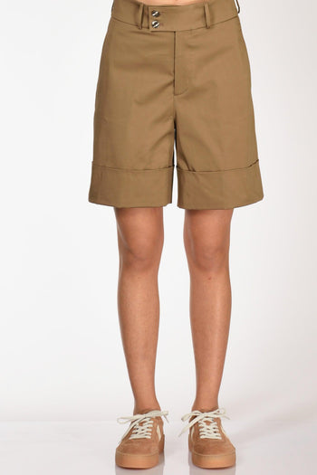 Bermuda Nadine Beige Scuro Donna - 3