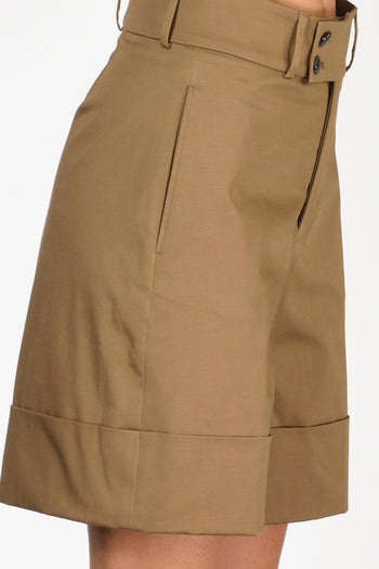 Bermuda Nadine Beige Scuro Donna - 5