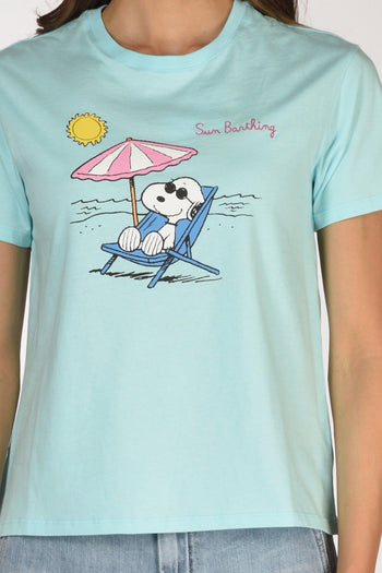 Saint Barth Tshirt Emilie Azzurro/multicolor Donna - 3