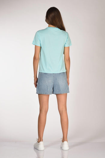Saint Barth Tshirt Emilie Azzurro/multicolor Donna - 5