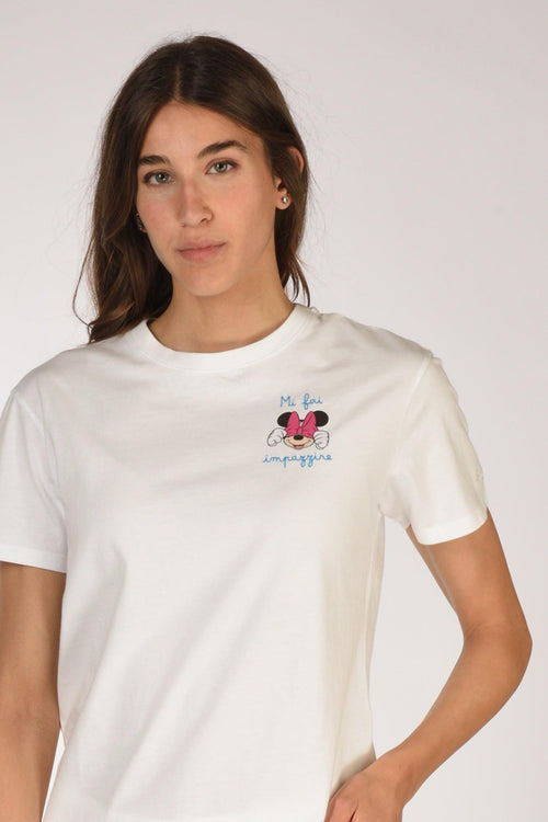 Saint Barth Tshirt Emilie Bianco/multicolor Donna