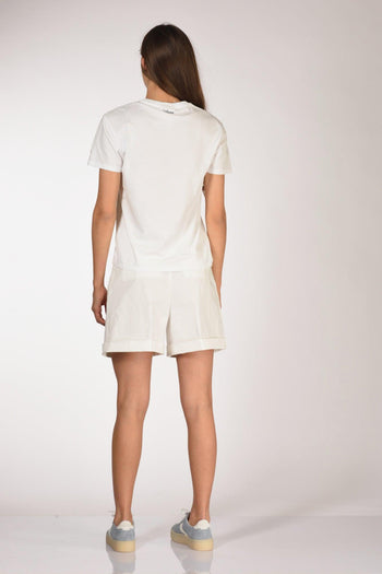 Saint Barth Tshirt Emilie Bianco/multicolor Donna - 5