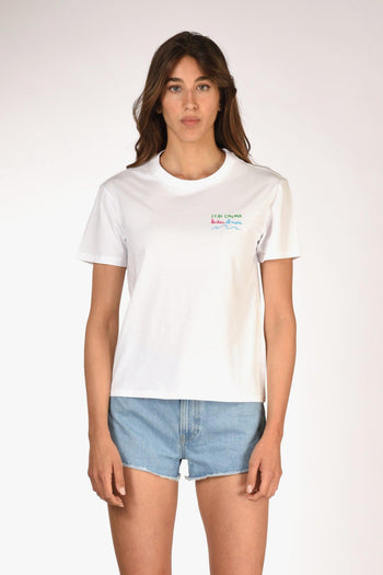 Saint Barth Tshirt Emilie Bianco Donna - 2