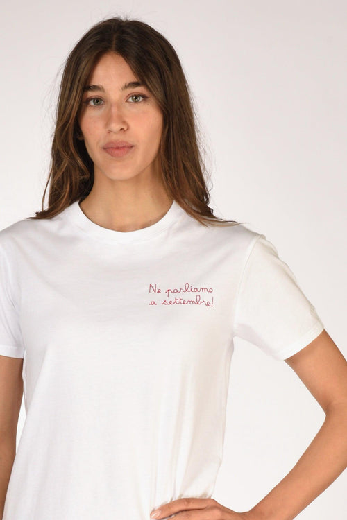 Saint Barth Tshirt Emilie Bianco Donna