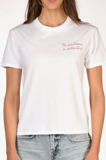 Saint Barth Tshirt Emilie Bianco Donna - 3