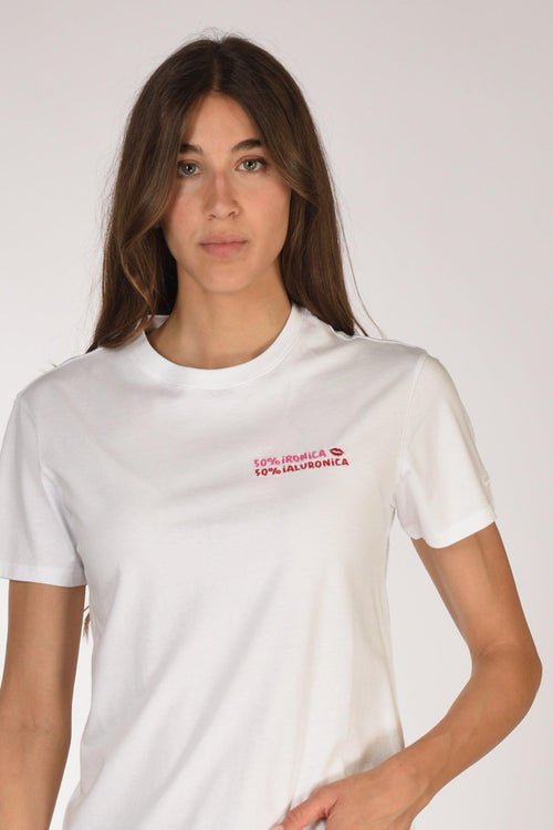 Saint Barth Tshirt Emilie Bianco Donna