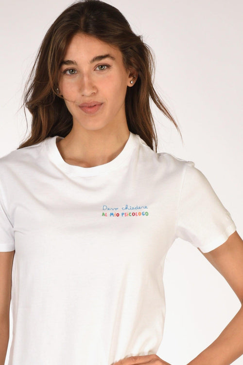 Saint Barth Tshirt Emilie Bianco Donna