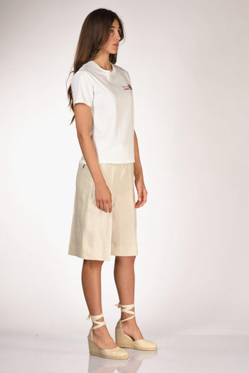 Saint Barth Tshirt Emilie Bianco Donna - 4