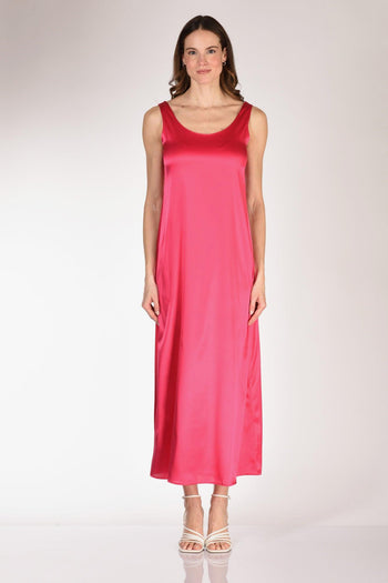 Abito Lungo Fucsia Donna - 4