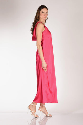 Abito Lungo Fucsia Donna - 6