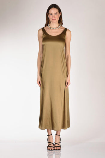 Abito Lungo Verde Donna - 4