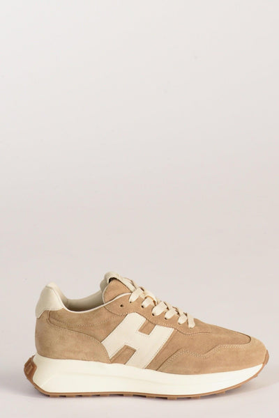 Sneakers H Patch Beige Donna