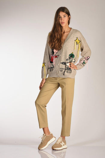 Sneakers H Patch Beige Donna - 2