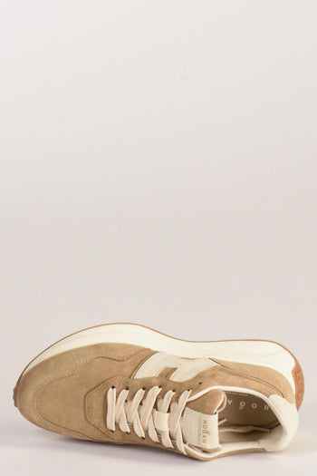 Sneakers H Patch Beige Donna - 5