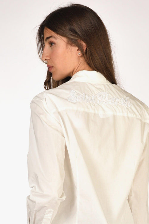 Saint Barth Camicia Meredith Bianco Donna
