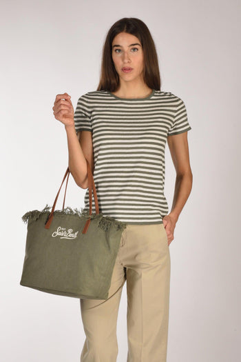 Saint Barth Borsa City Bag Verde/marrone Donna - 2
