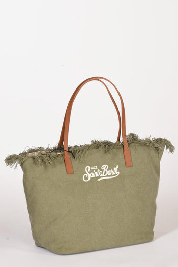 Saint Barth Borsa City Bag Verde/marrone Donna - 3