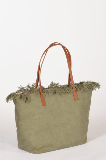 Saint Barth Borsa City Bag Verde/marrone Donna - 5